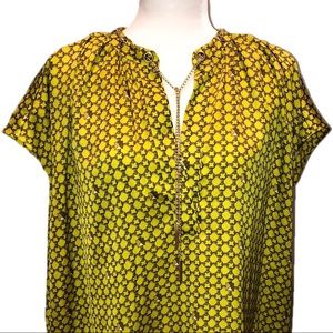 NWOT: Michael Kors Blouse with Removable Lariat